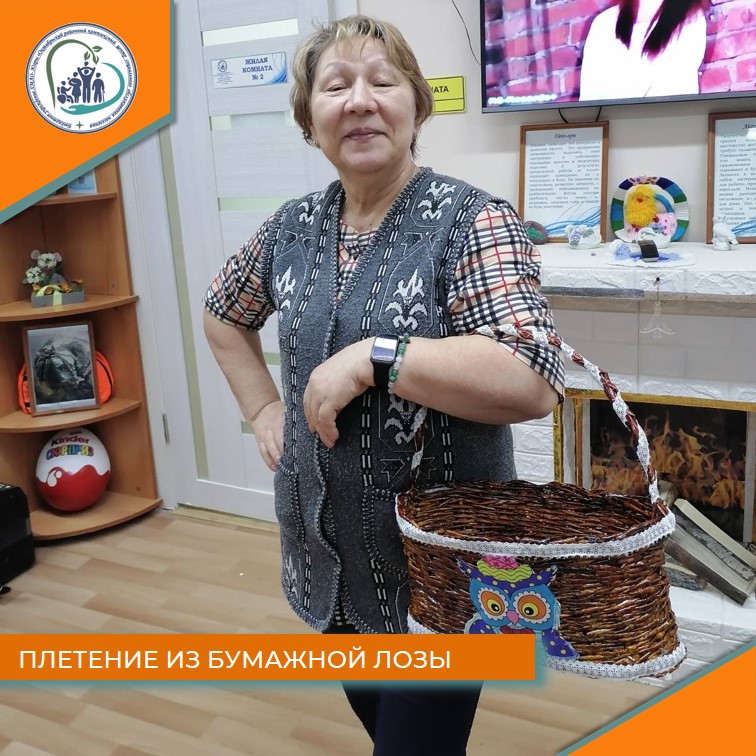 Плетение из бумажной лозы