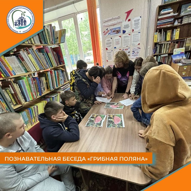 Познавательная беседа "Грибная поляна"