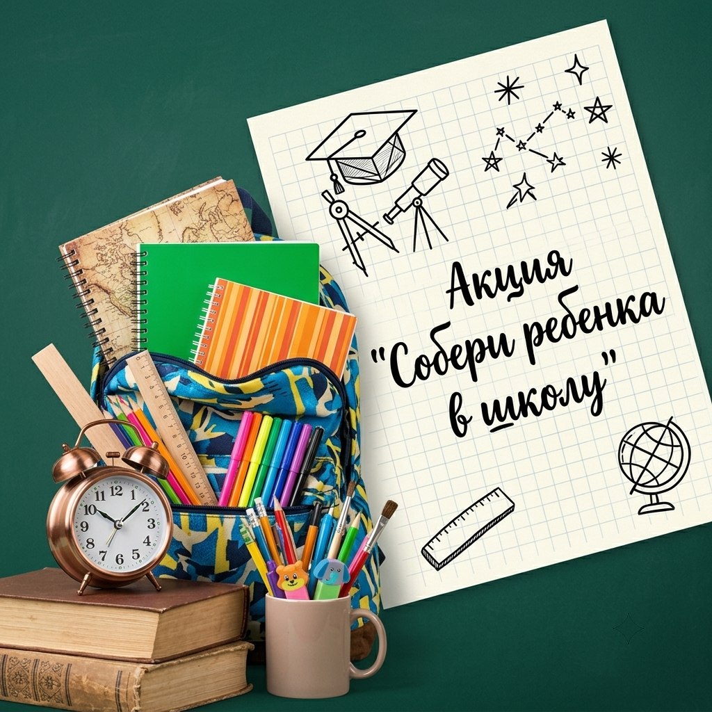 Приглашаем к участию в акции «Собери ребенка в школу»