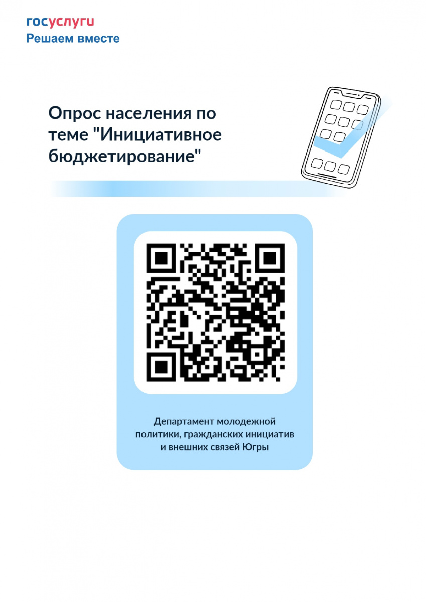 Региональный опрос на тему «Инициативное бюджетирование»