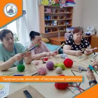 Творческое занятие Пасхальные цыплята