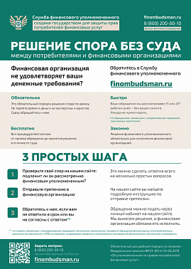 Жителям Югры доступна поддержка финансового уполномоченного