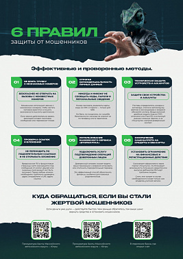 Шесть правил защиты от мошенников